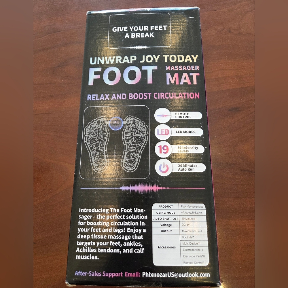 Foot Mat Massager - Black